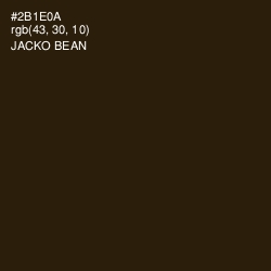 #2B1E0A - Jacko Bean Color Image
